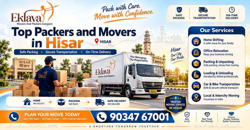 Top Packers and Movers in Hisar | Eklavya Movers and Packers